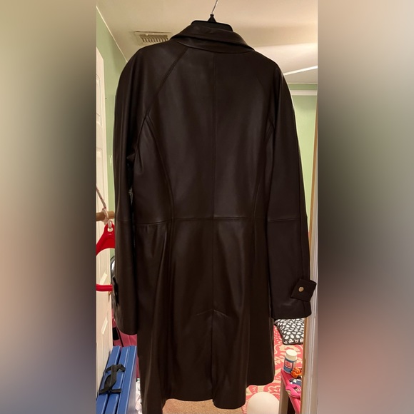 Centigrade Outerwear Brown Leather Jacket - Picture 3 of 3